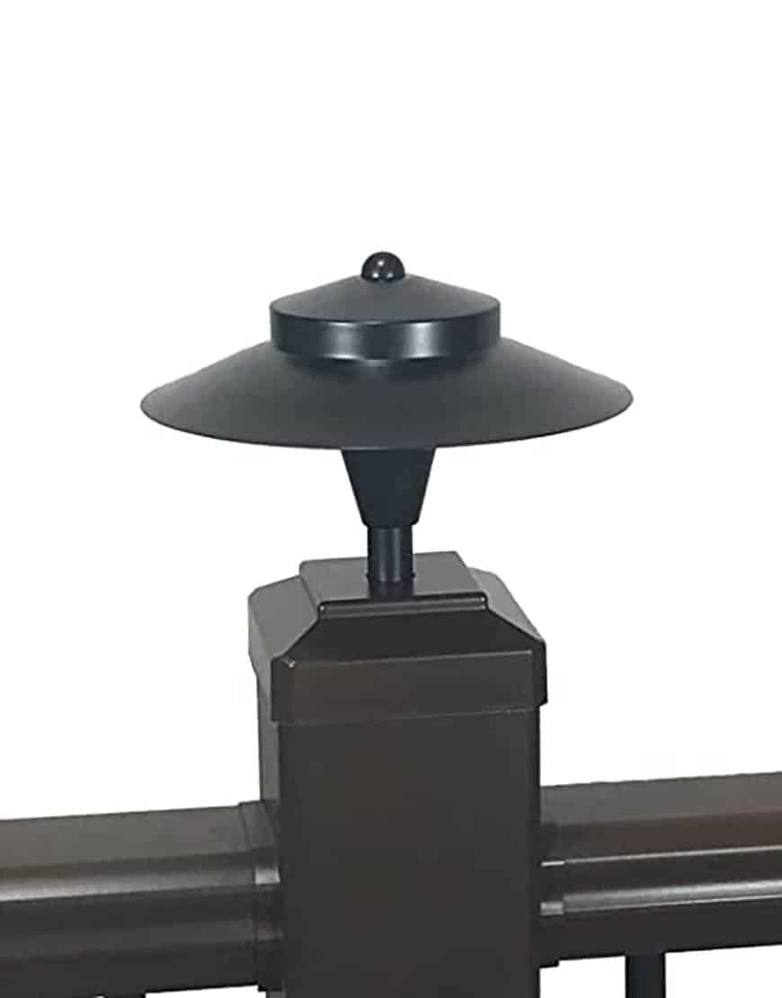 Tru-Post 4”LED Post Cap Light That fits a 4 inch x popular 4 inch Fence or Deck Rail